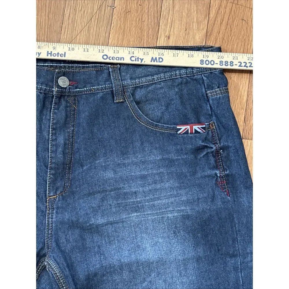 Coogi Australia Jeans Mens 40X34 Measures 40X33 Embroidered Baggy Skater Grunge‎
